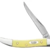 Case Knife Yellow Synthetic Chrome Vanadium Small Texas Toothpick 00091 1 Case Knife Yellow Synthetic Chrome Vanadium Small Texas Toothpick 00091