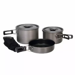 RV And Camping Texsport Hard Anodized Scouter Cook Set