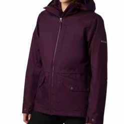 Columbia Sportswear Women Columbia Mount Erie Interchange Jacket Black Cherry