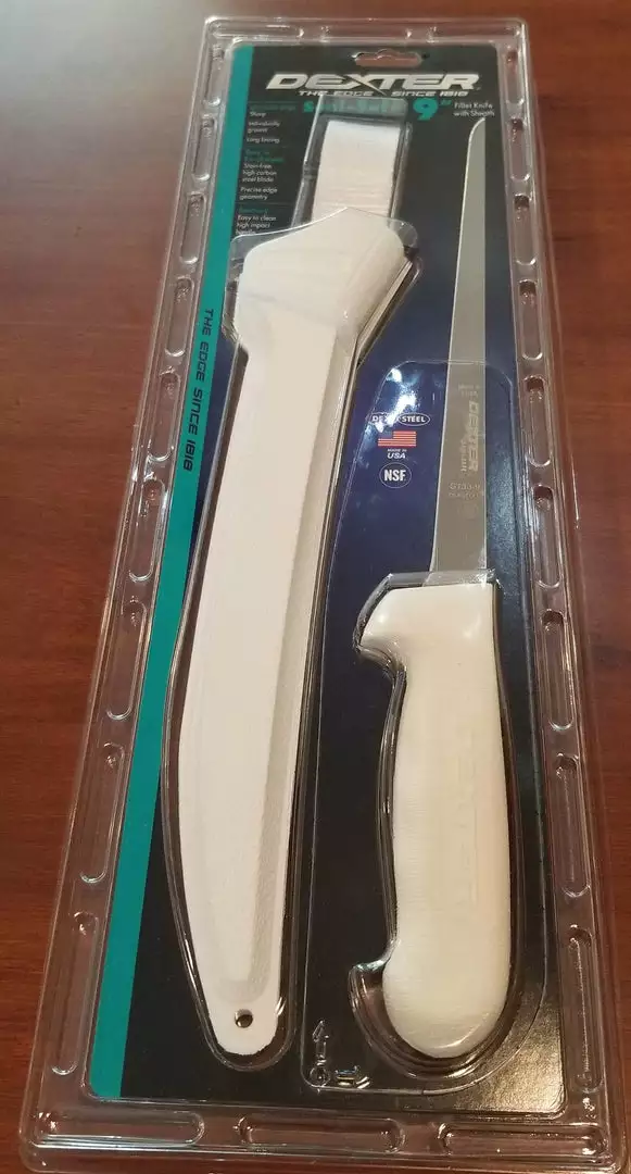 Dexter Russell Knives And Tools Dexter 9" Narrow Fillet Knife With Sheath S133-9WS1-CP 4 Dexter Russell Knives And Tools Dexter 9" Narrow Fillet Knife With Sheath S133-9WS1-CP