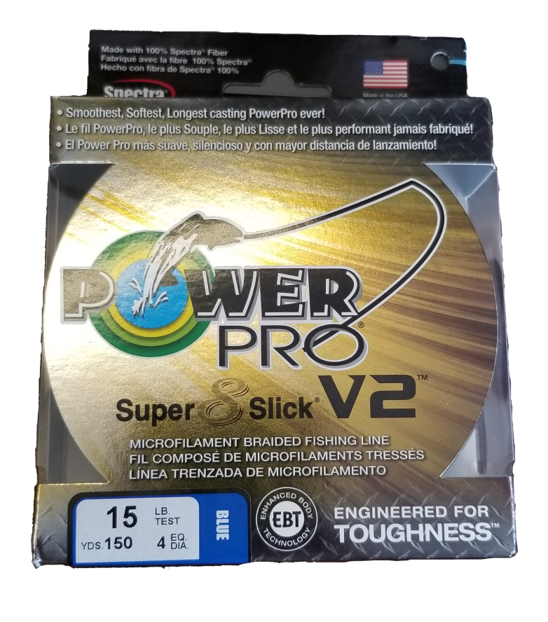 Power Pro Super 8 Slick V2 Blue 15 Lb 150 Yds Braided Fishing Line 3 Power Pro Super 8 Slick V2 Blue 15 Lb 150 Yds Braided Fishing Line