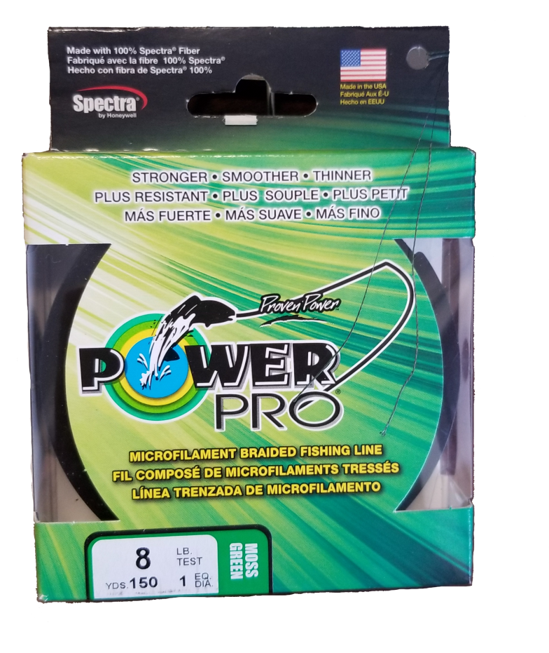 Power Pro Moss Green 8 Lb 150 Yds Braided Fishing Line 3 Power Pro Moss Green 8 Lb 150 Yds Braided Fishing Line