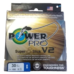 Power Pro Super 8 Slick V2 Blue 30 Lb 150 Yds Braided Fishing Line