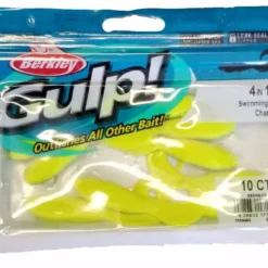 Lures & Bait Berkley Gulp! Swimming Mullet Chartreuse 4