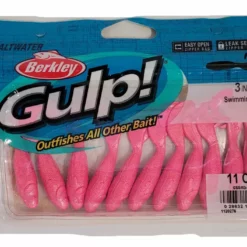 Berkley Gulp! Swimming Mullet Pink 3" 11pk Lures & Bait