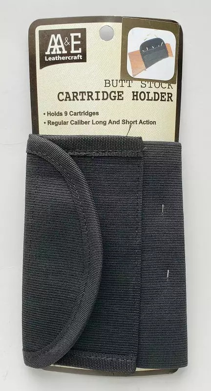 Hunting AA&E Leathercraft Butt Stock Cartridge Holder 8600242 010 3 Hunting AA&E Leathercraft Butt Stock Cartridge Holder 8600242 010