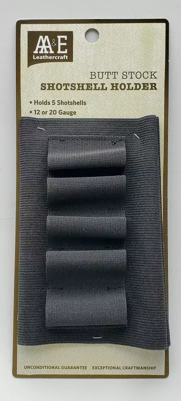 Hunting AA&E Leathercraft Butt Stock Shotshell Holder 8600241 010 3 Hunting AA&E Leathercraft Butt Stock Shotshell Holder 8600241 010