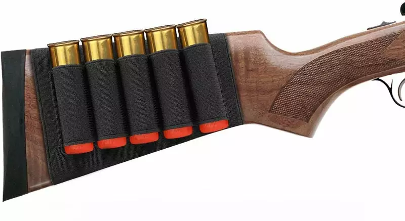 Hunting AA&E Leathercraft Butt Stock Shotshell Holder 8600246 010 4 Hunting AA&E Leathercraft Butt Stock Shotshell Holder 8600246 010