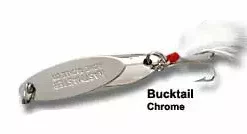 Acme Kastmaster Spoons 1/2oz Chrome White Bucktail