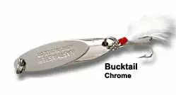 Acme Kastmaster Spoons 1/2oz Chrome White Bucktail 3 Acme Kastmaster Spoons 1/2oz Chrome White Bucktail