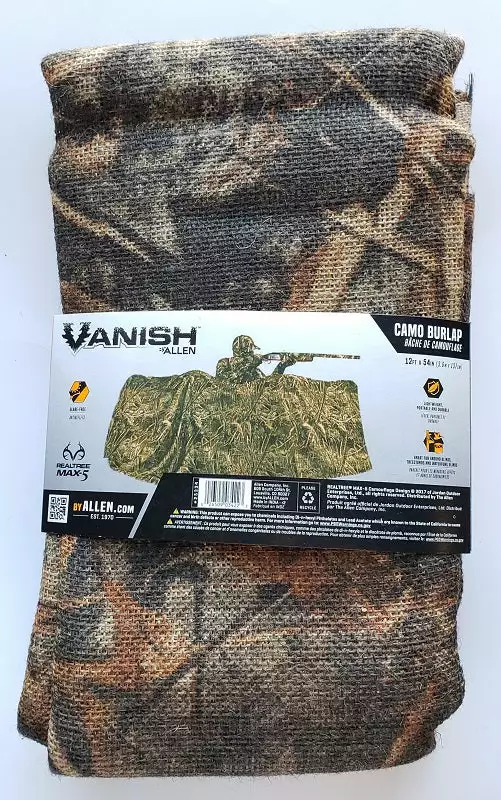 Allen Vanish Camo Burlap 12ft X 54in Realtree Max-5 25334 Hunting 4 Allen Vanish Camo Burlap 12ft X 54in Realtree Max-5 25334 Hunting