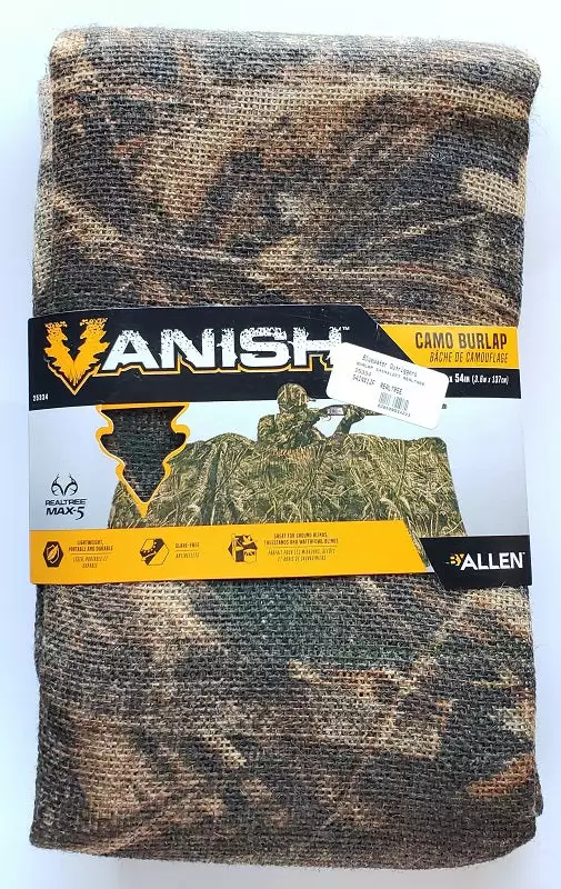 Allen Vanish Camo Burlap 12ft X 54in Realtree Max-5 25334 Hunting 3 Allen Vanish Camo Burlap 12ft X 54in Realtree Max-5 25334 Hunting