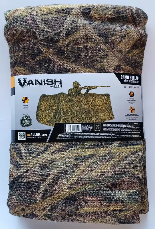 Allen Vanish Burlap 12ft X 54in Mossy Oak Shadow Grass Blades™ 25317 Hunting 4 Allen Vanish Burlap 12ft X 54in Mossy Oak Shadow Grass Blades™ 25317 Hunting