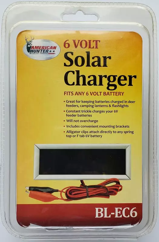 American Hunter 6-Volt Solar Charger BL-EC6 Hunting 3 American Hunter 6-Volt Solar Charger BL-EC6 Hunting