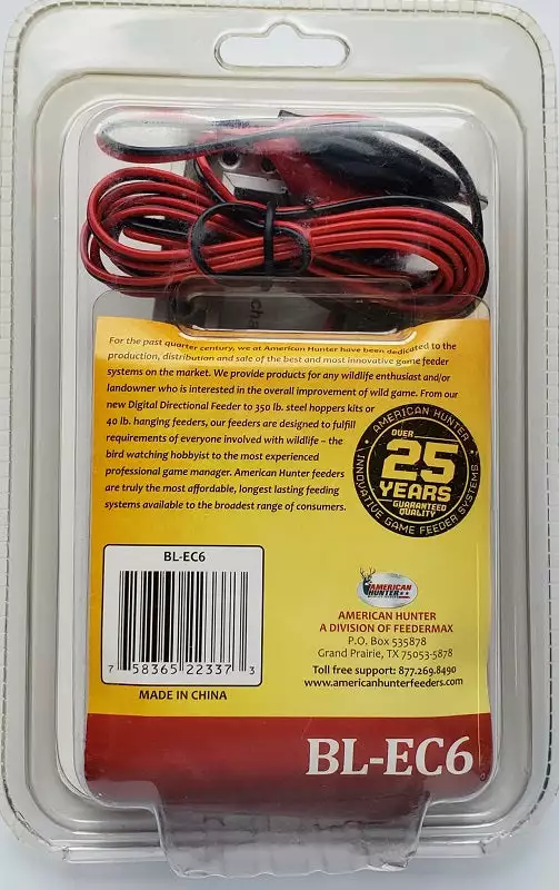 American Hunter 6-Volt Solar Charger BL-EC6 Hunting 4 American Hunter 6-Volt Solar Charger BL-EC6 Hunting