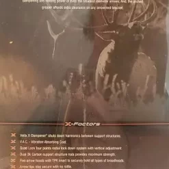 Archer Xtreme Archer AXT Xtreme Carbon Helix 5-Arrow Detachable Bow Quiver H152L