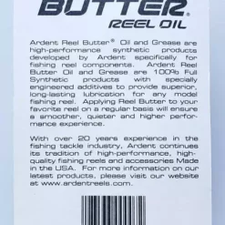 Ardent Reel Butter Reel Oil 1oz Rods & Combo's