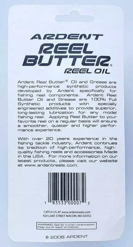 Ardent Reel Butter Reel Oil 1oz Rods & Combo's 4 Ardent Reel Butter Reel Oil 1oz Rods & Combo's