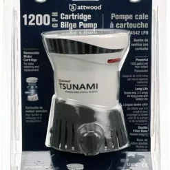 Marine Attwood 1200 GPH Cartridge Bilge Pump 4612-7