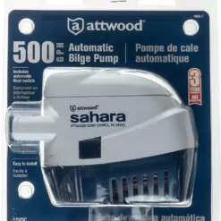 Attwood Sahara 500GPH Automatic Bilge Pump 4505-7