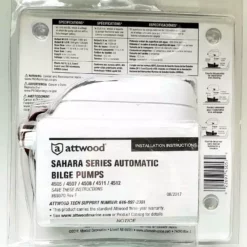 Attwood Sahara 500GPH Automatic Bilge Pump 4505-7