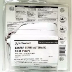 Marine Attwood Sahara 1100GPH Automatic Bilge Pump 4511-7
