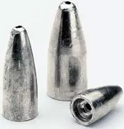 Eagle Claw Bullet Weight Worm Lead 3/8 Oz