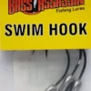 Bass Assassin Swim Hook Clear/Silver 1/8oz 3pk