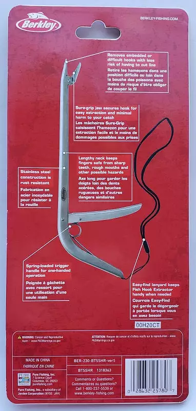 Fishing Accessories Berkley Fish Hook Extractor 1318363 5 Fishing Accessories Berkley Fish Hook Extractor 1318363