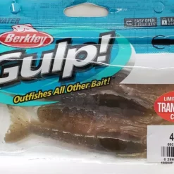 Berkley Gulp! Translucent Shrimp Scooby 4" 4pk