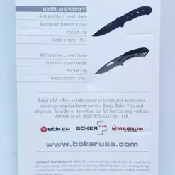 Boker Magnum Folding Pocket Knife Set 01SC500SET Knives And Tools