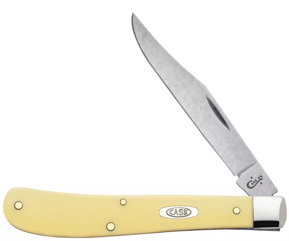 Knives And Tools Case Knife CVM Yellow 00031 3 Knives And Tools Case Knife CVM Yellow 00031