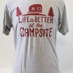 Camco Life Is Better At The Campsite Gray BOGO