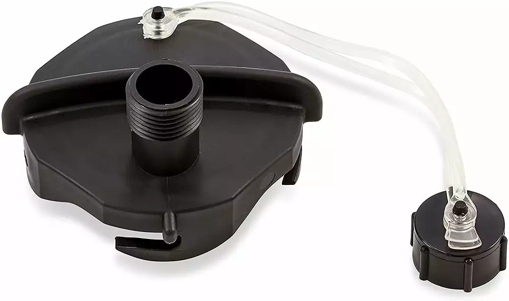 Camco RV Sewer Cap With Hose Connection 39463 4 Camco RV Sewer Cap With Hose Connection 39463