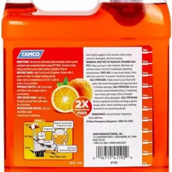 Camco TST Max Orange Power RV Toilet Treatment - 32 Oz 41192 RV And Camping