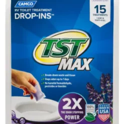 RV And Camping Camco RV Toilet Treatment Lavender Drop-ins TST Max 15pk 41559