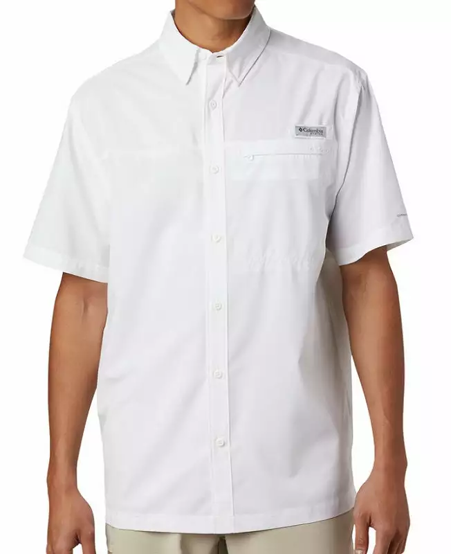 Columbia Sportswear Columbia Men's Grander Marlin Woven S/S Shirt FM0277-100 3 Columbia Sportswear Columbia Men's Grander Marlin Woven S/S Shirt FM0277-100