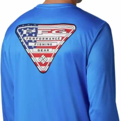 Columbia Sportswear Columbia Men's Terminal Tackle PFG Country Triangle L/S 487 6 Columbia Sportswear Columbia Men's Terminal Tackle PFG Country Triangle L/S 487