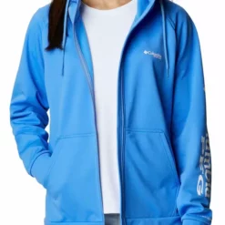 Bluewater Outriggers Outlet Store 26 Columbia Sportswear Columbia Women’s PFG Tidal Fleece FZ Hoodie Blue