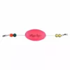 Floats & Corks Comal Bay Slayer Oval Rattle Float 2.5" Pink