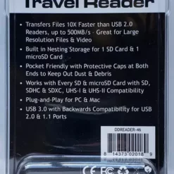 Delkin Devices SD & Micro SD Travel Reader DDREADER-46 Game Cameras And Feeders