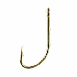 Hooks/Jig Heads Eagle Claw Hook Baitholder 1/0 Gold 10pk
