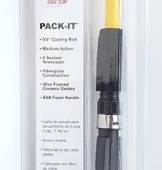 Eagle Claw Telescopic Spincast Pack-It Rod PK555SC