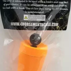 Floats & Corks Four Horsemen Tackle Concave Popper Cork Orange 3