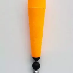 Floats & Corks Four Horsemen Tackle Concave Popper Cork Orange 5" 1pk