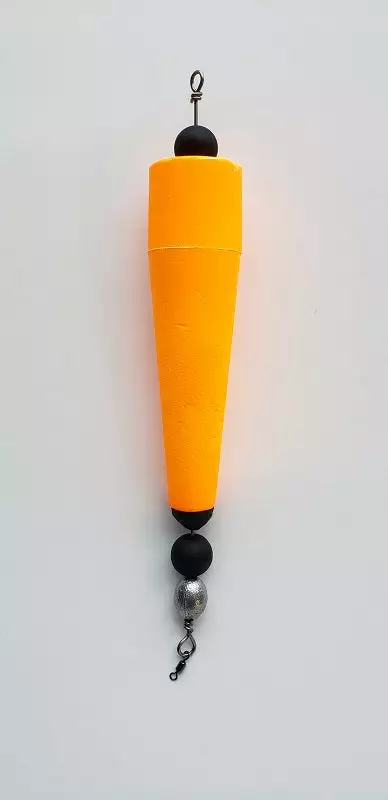 Floats & Corks Four Horsemen Tackle Concave Popper Cork Orange 5" 1pk 3 Floats & Corks Four Horsemen Tackle Concave Popper Cork Orange 5" 1pk