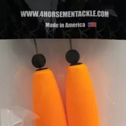 Four Horsemen Tackle Skinny Cork Orange 2pk Floats & Corks