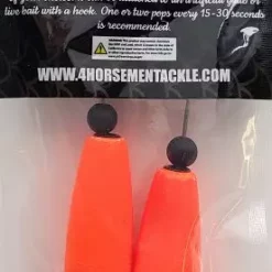 Floats & Corks Four Horsemen Tackle Skinny Cork Red 2pk