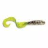 Lures & Bait Sea Striker Got-Cha Curltail Grub Smoke/Chartreuse 4" 20pk