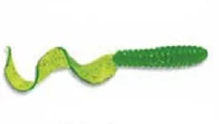 Sea Striker Got-Cha Curltail Grub Lime Green/SF 4" 20pk